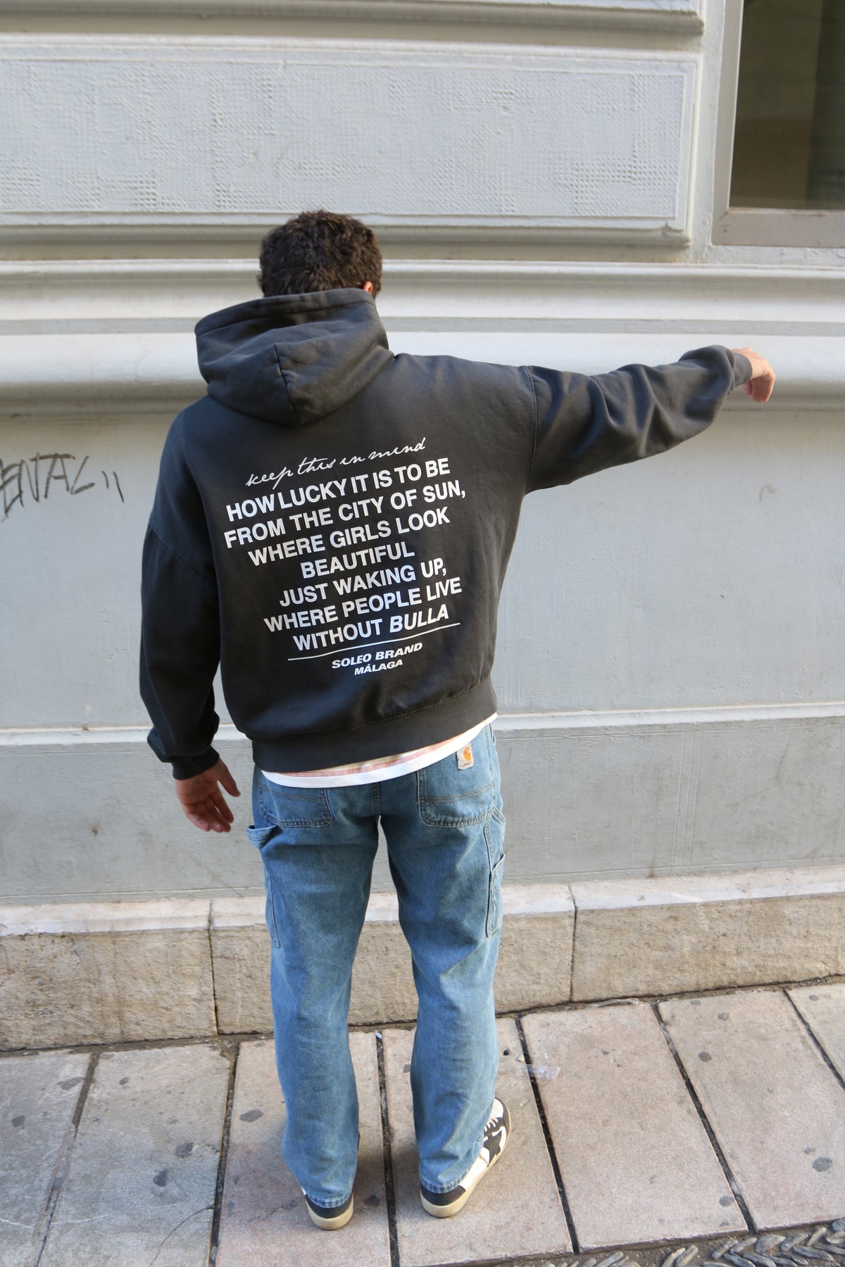 LUCKY TO BE BORN HERE HOODIE